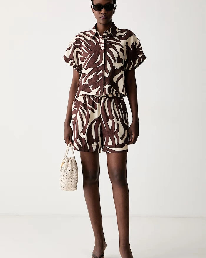 United Colors of Benetton Kadın Keten Gömlek