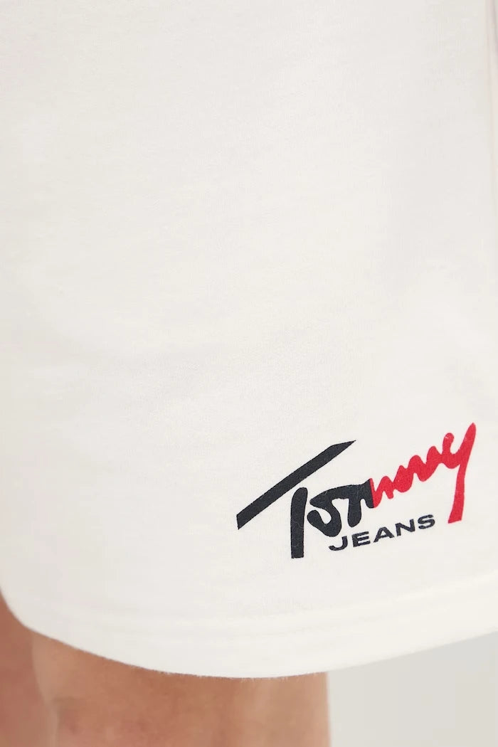Tommy Jeans erkek pamuklu spor kısa şort