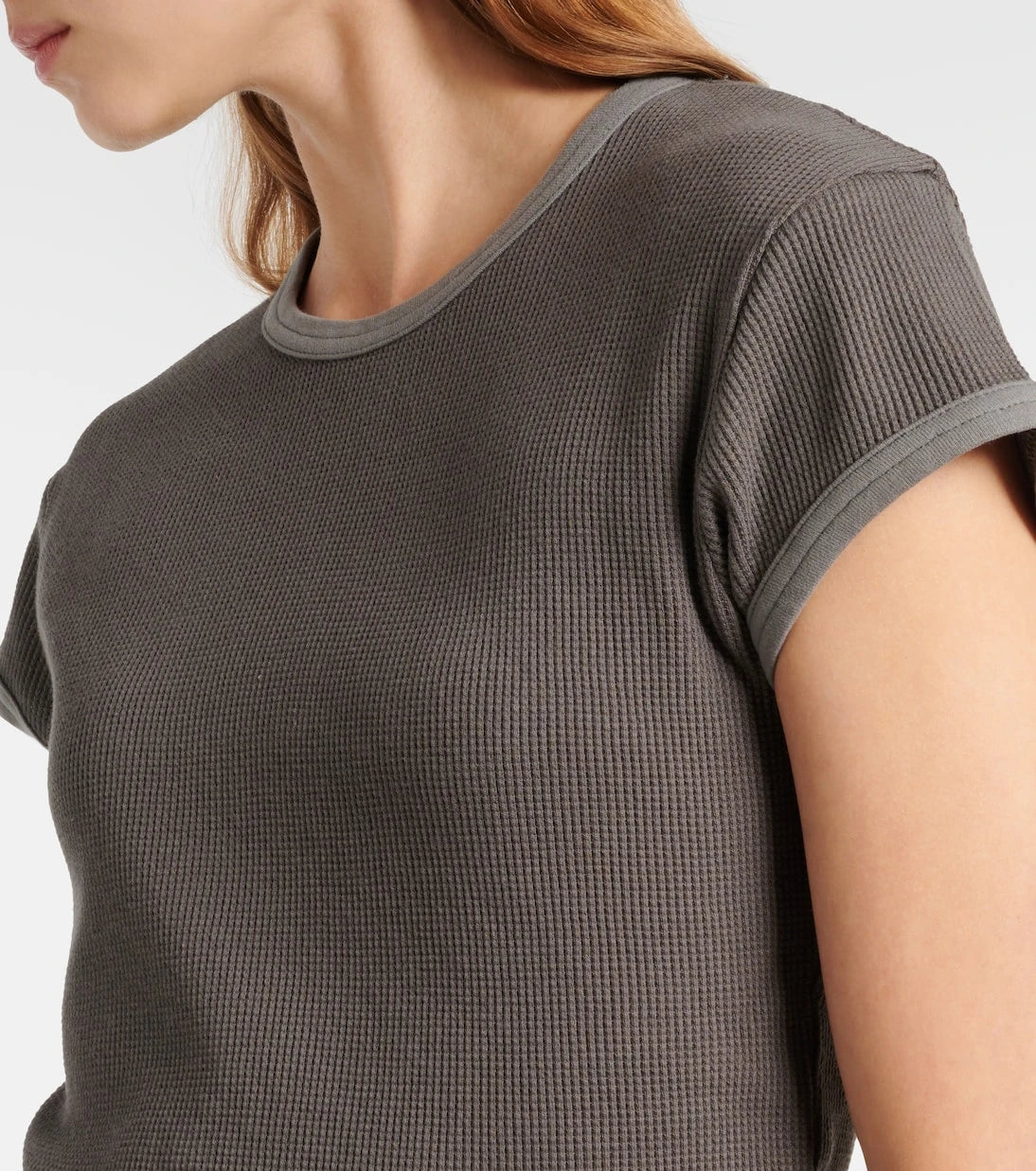 Acne Studios - Waffle-knit cotton T-shirt