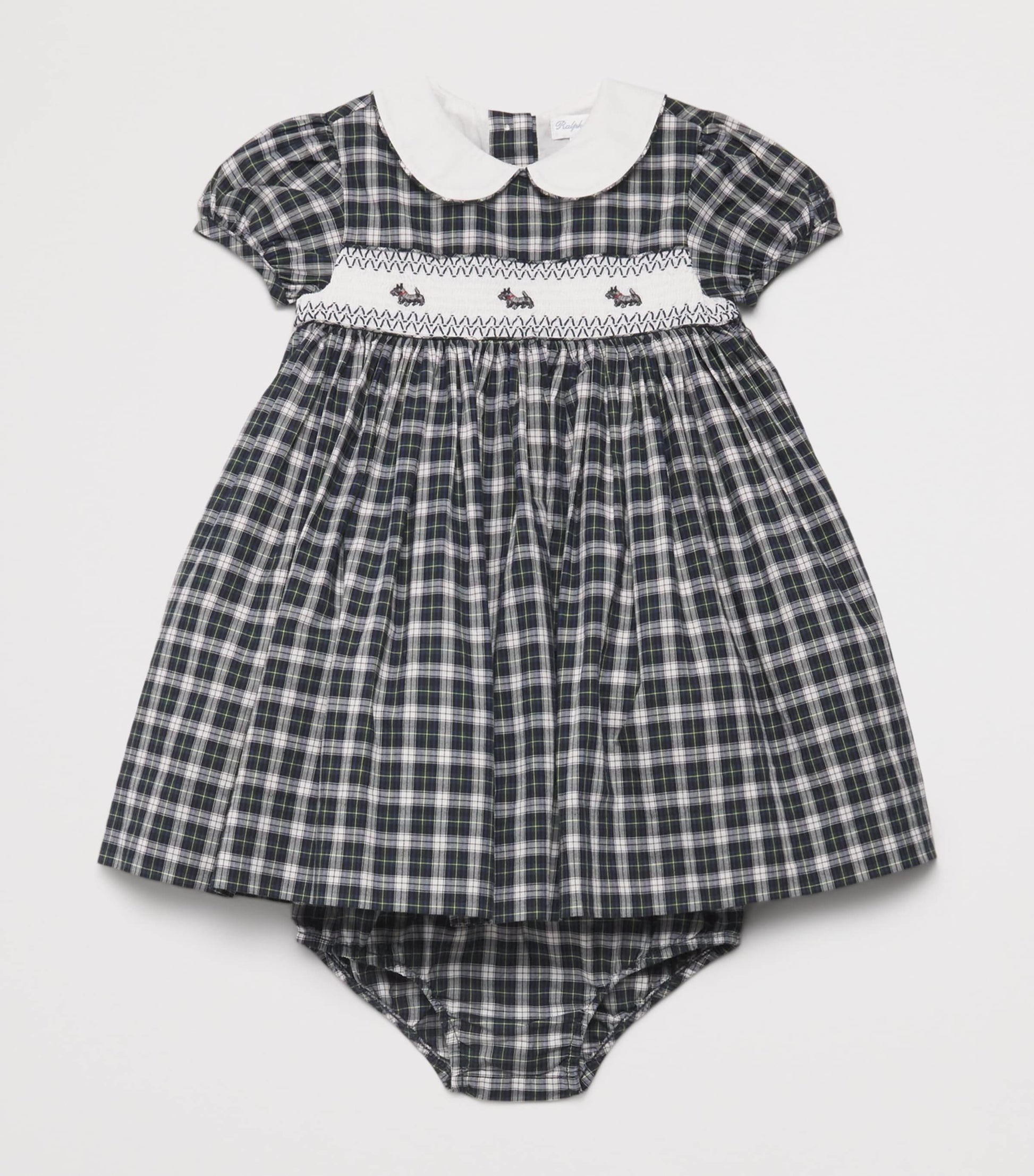 Ralph Lauren Kids Cotton Check Dress and Bloomers Set (3-24 Months)