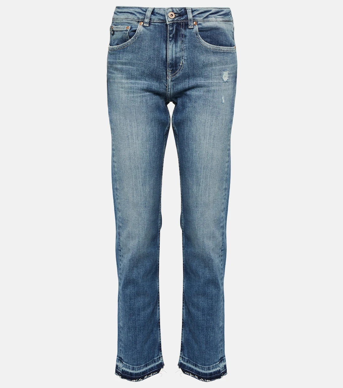 AG Jeans - Girlfriend mid-rise straight jeans