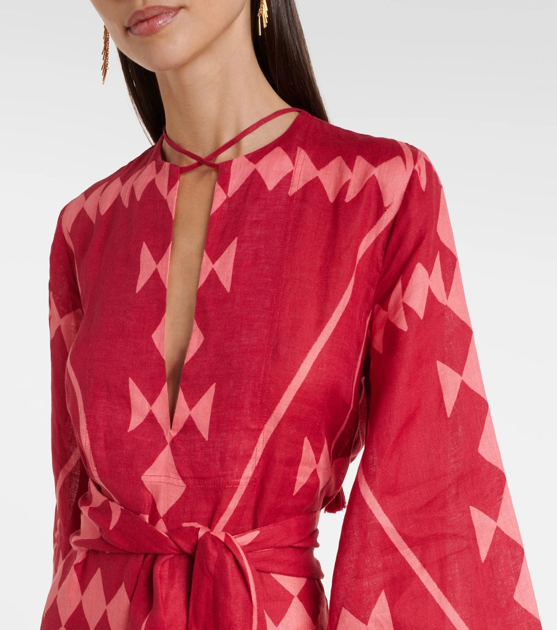 Johanna Ortiz - Printed linen maxi dress