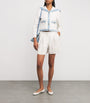 Maje White Pleated Tailored Shorts