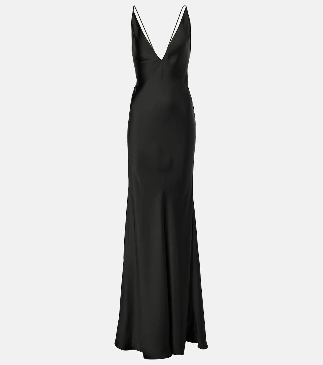 The New Arrivals Ilkyaz Ozel - Open-back satin gown