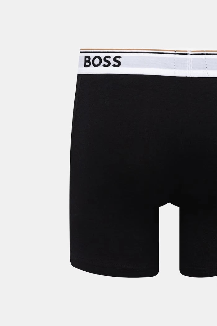 BOSS erkek pamuklu boxer BoxerBr 3P Power Des 3'lü set