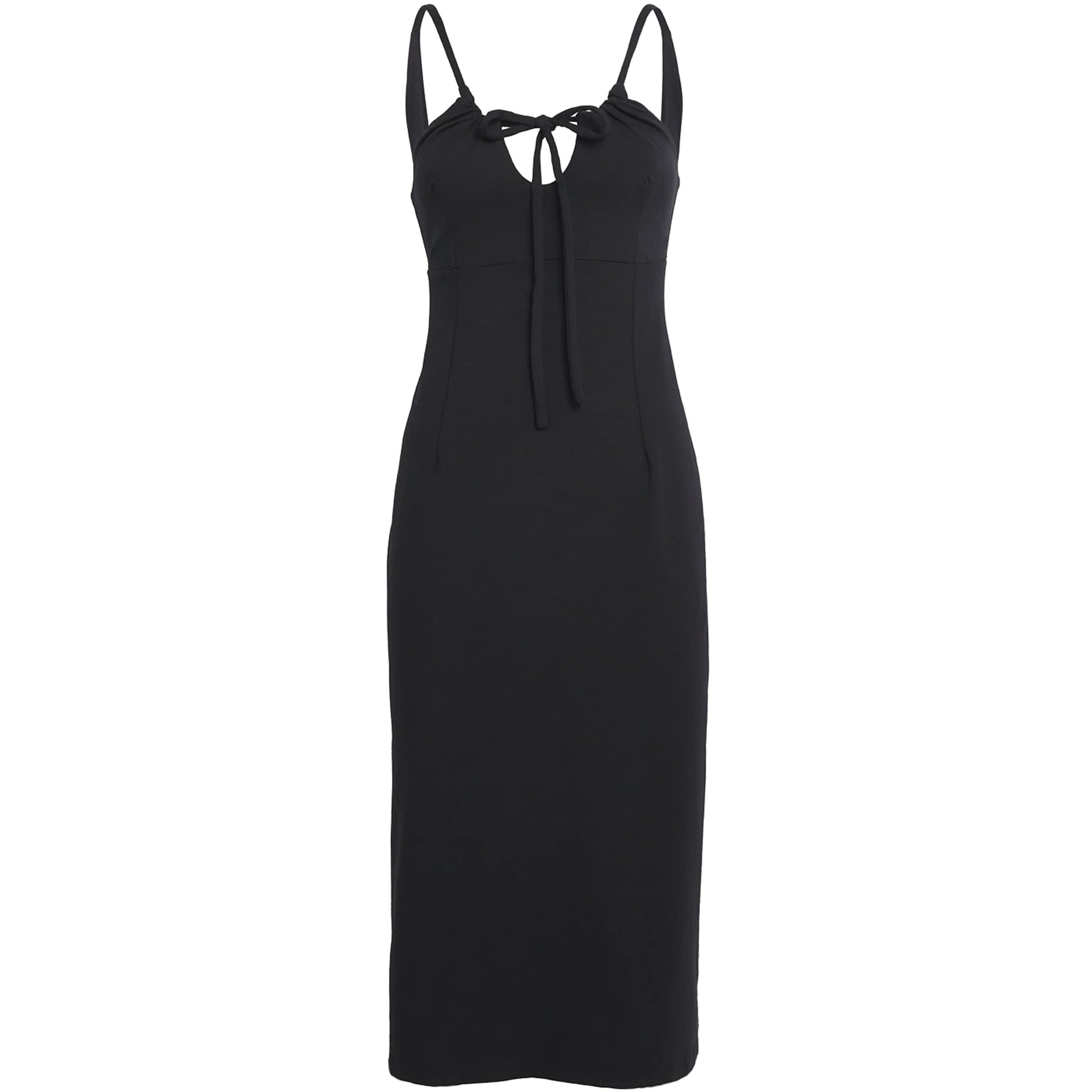 Nadine Mos Black Cotton Mazal Mini Slip Dress