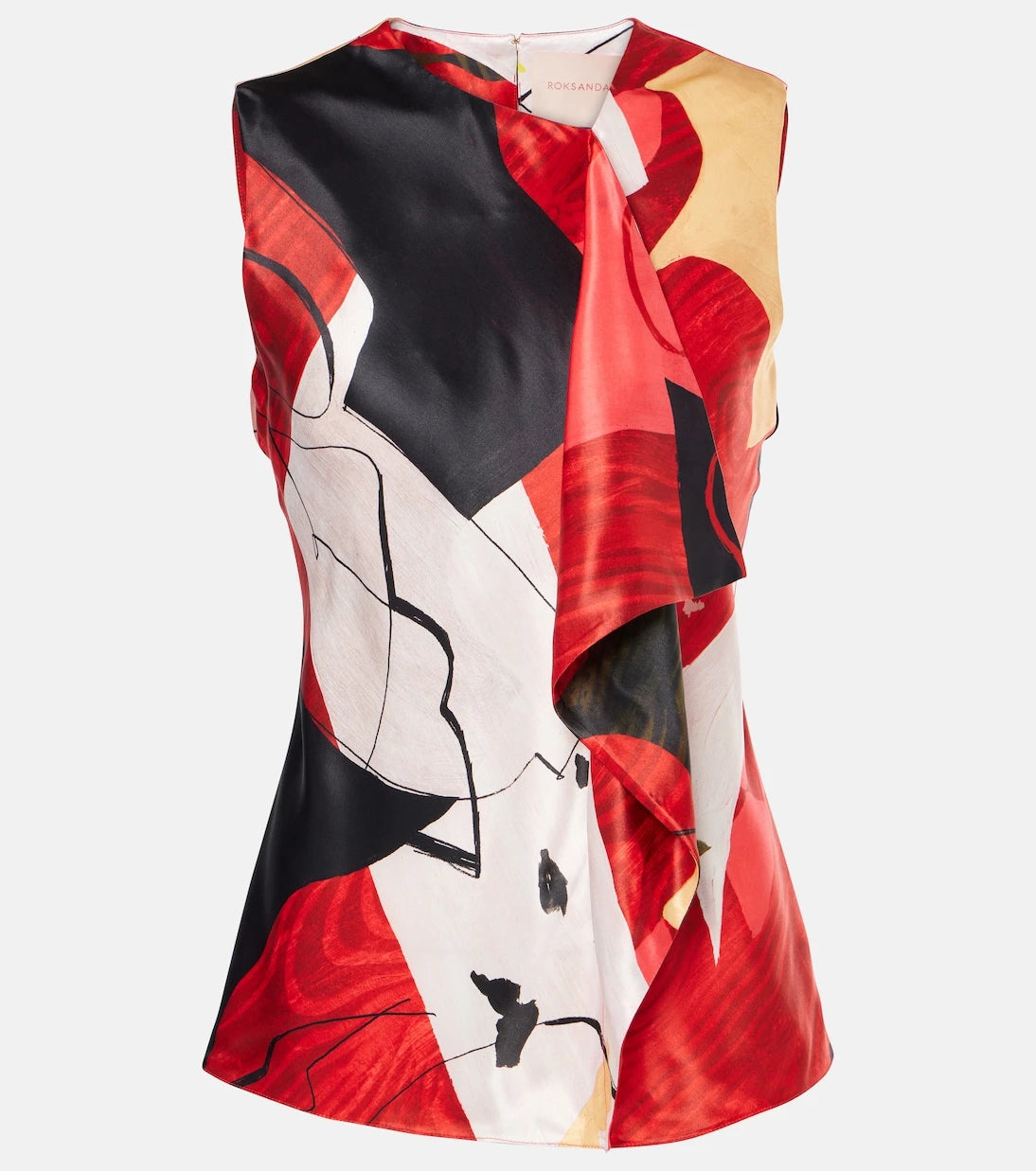 Roksanda - Kiara printed satin top
