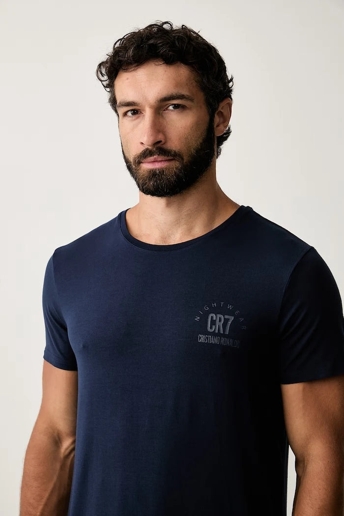 CR7 Cristiano Ronaldo erkek iki parçalı modal pijama x MODAL CONCEPT