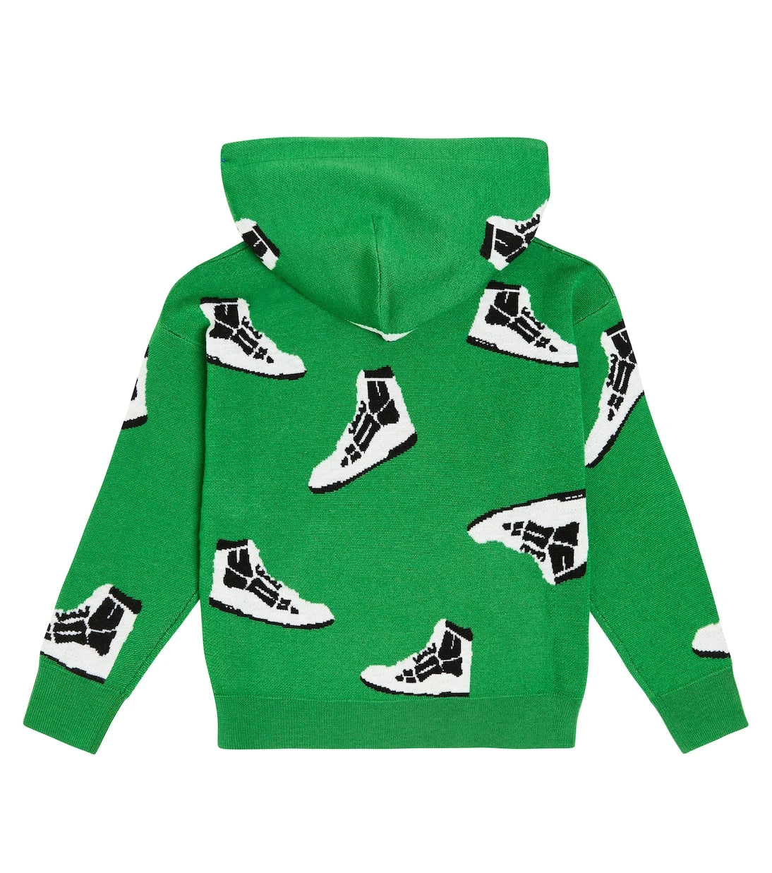 Amiri Kids - Skel Top intarsia wool hoodie