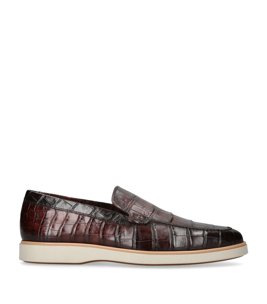 Crocodile Pariaso Low-Top Loafers