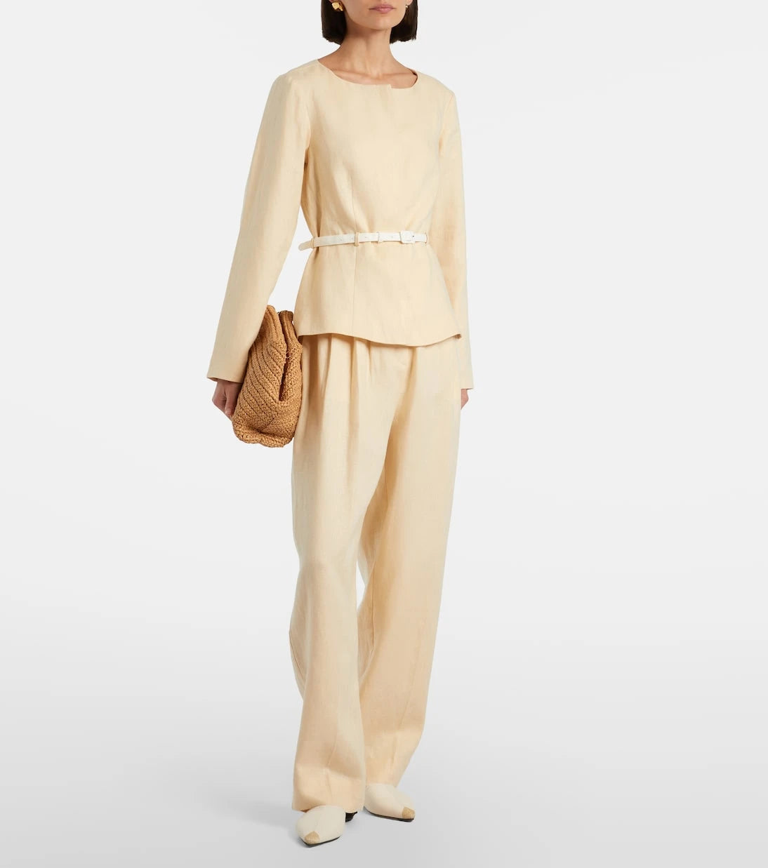 Posse - Pamela belted linen jacket
