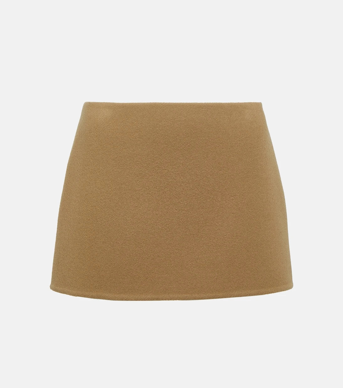 Prada - Wool velour miniskirt