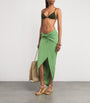 Green Aeris Maxi Skirt