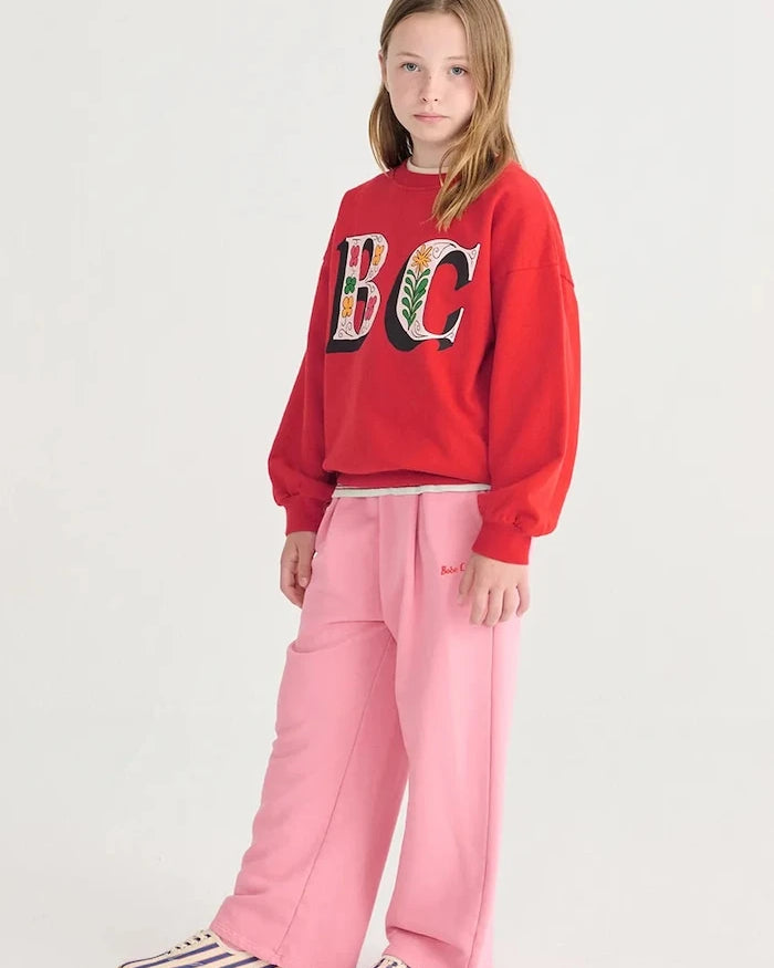Bobo Choses Spring Letters Çocuk Pamuklu Sweatshirt