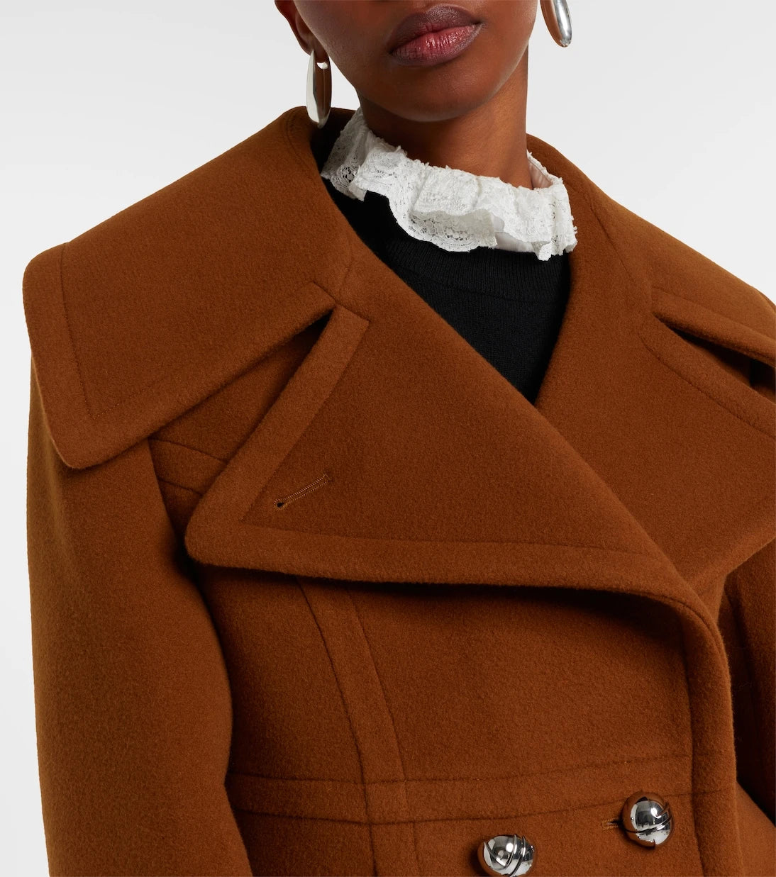 Patou - Cropped wool-blend jacket