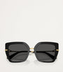 Black Acetate Butterfly Sunglasses