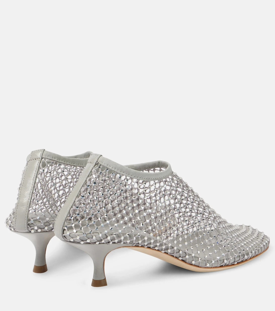 Christopher Esber - Minette crystal-embellished fishnet pumps