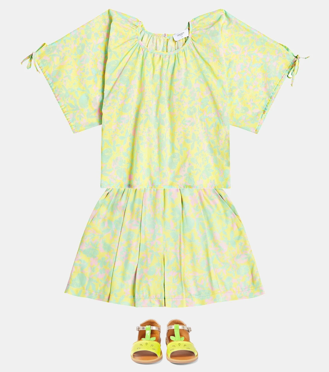 Paade Mode - Printed cotton chiffon blouse