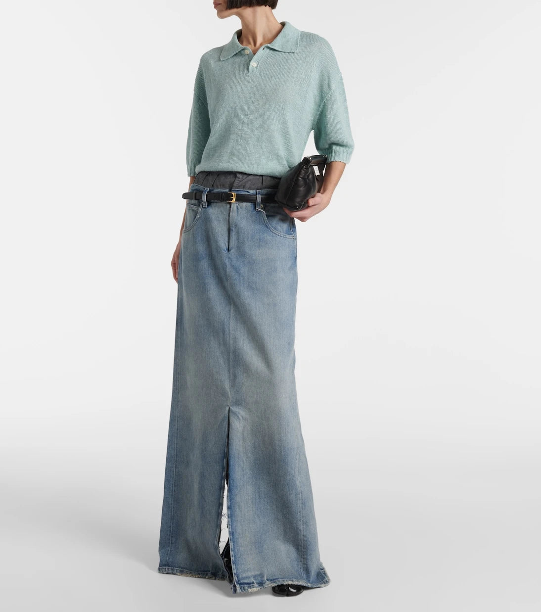 Maison Margiela - Four Stitches denim maxi skirt