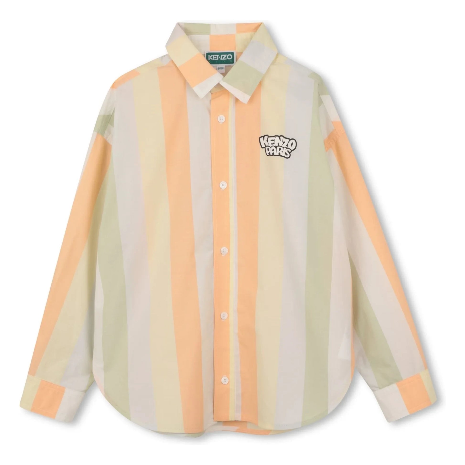 Kenzo - Happy Sweet Bubble Tiger Striped Shirt | Beige