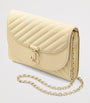 Jimmy Choo Beige Leather Curve Clutch Bag