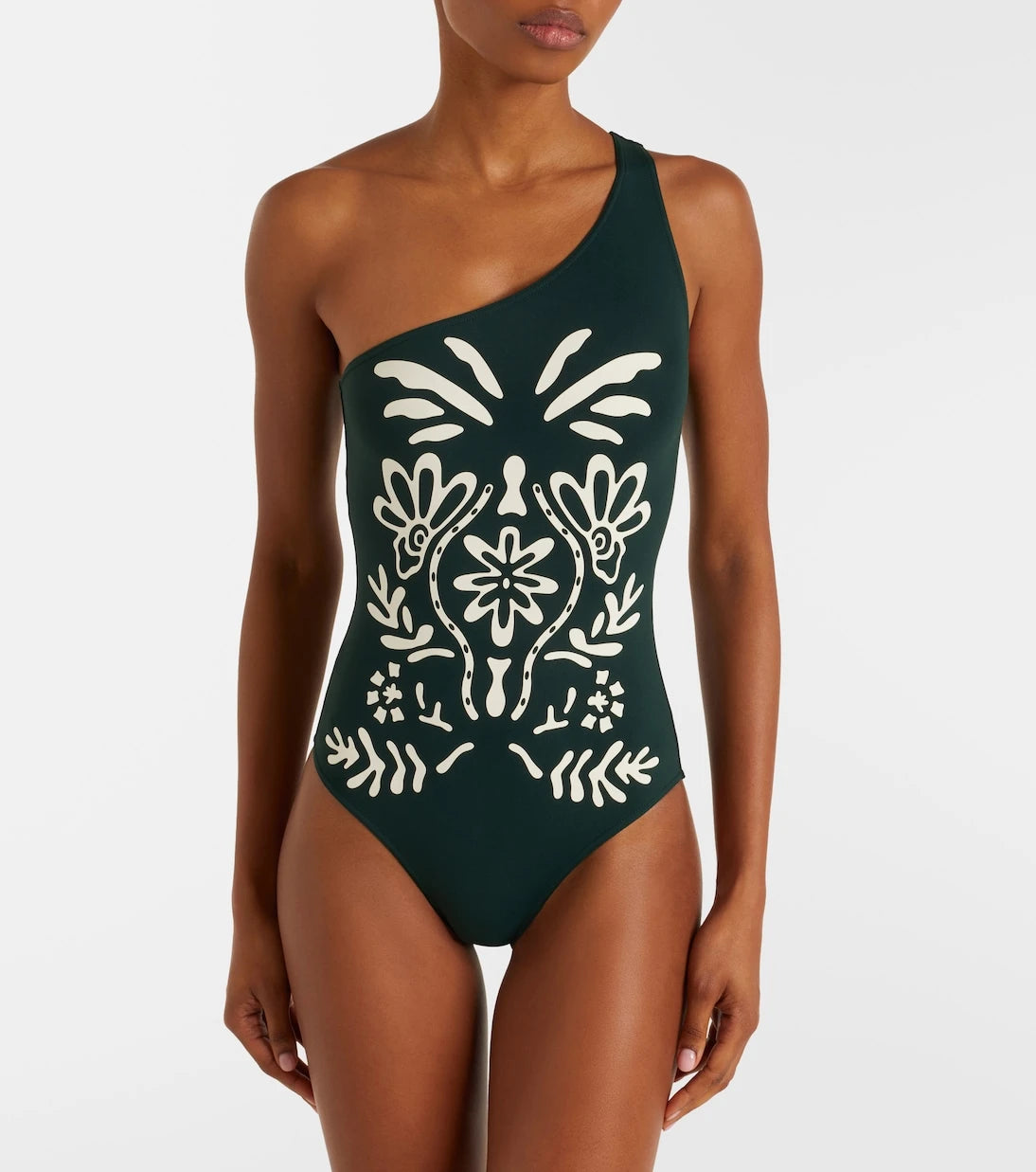 Eres - Gemme printed one-shoulder swimsuit