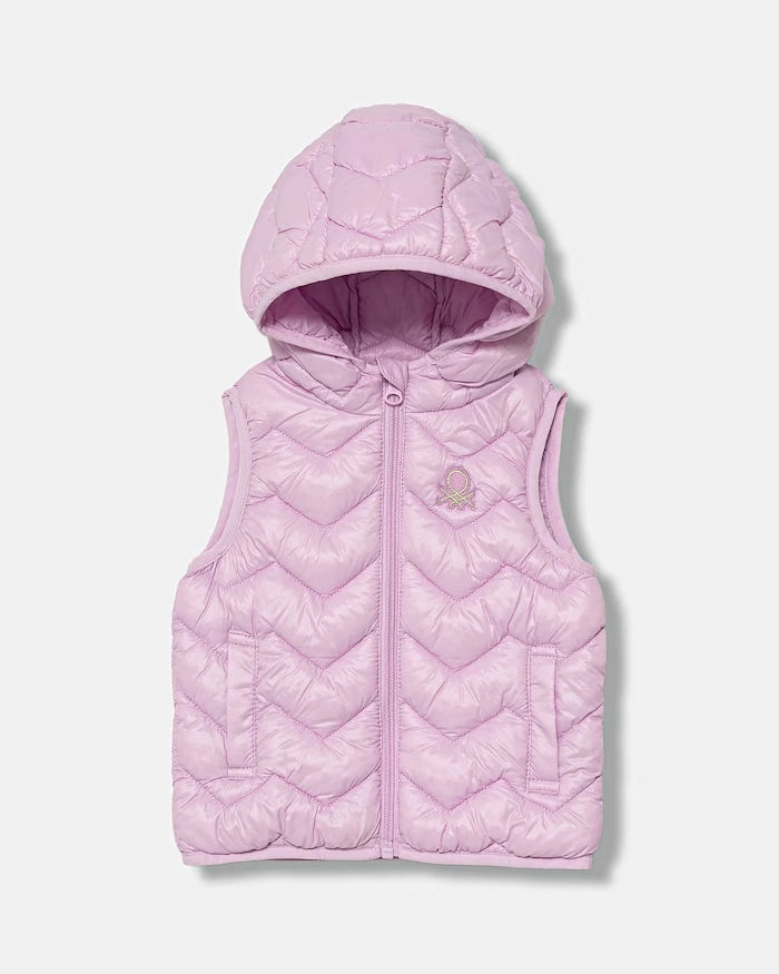 United Colors of Benetton Çocuklar için Kapüşonlu Yelek