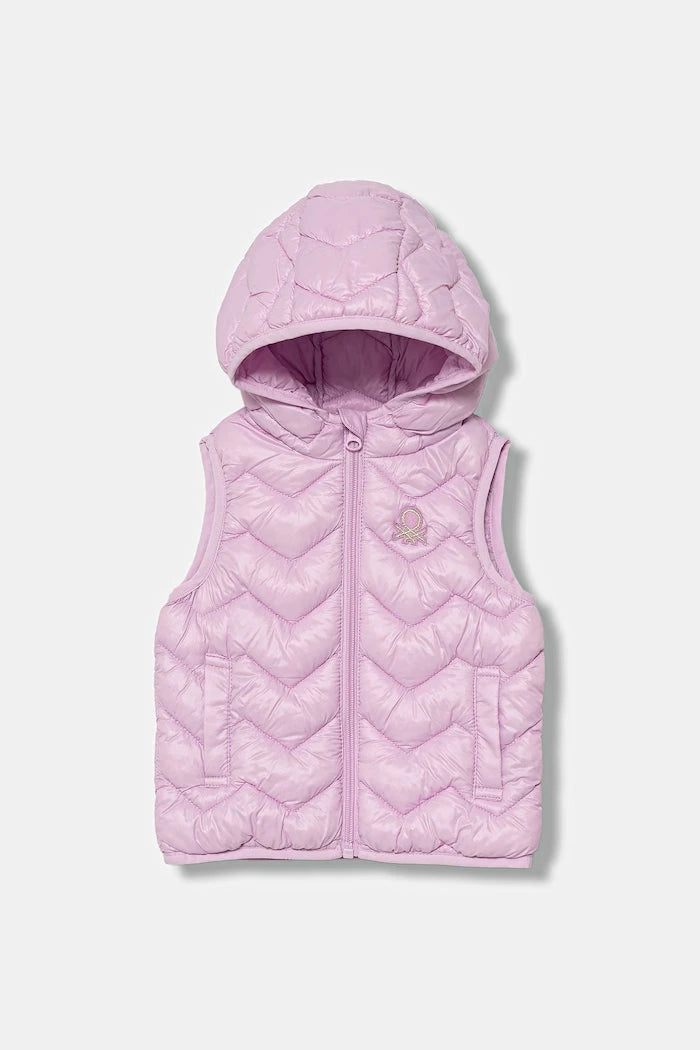 United Colors of Benetton Çocuklar için Kapüşonlu Yelek