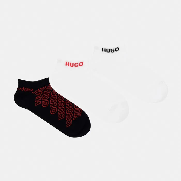 HUGO чорапи мъжки 3P AS LOGO AOP C 3 броя
