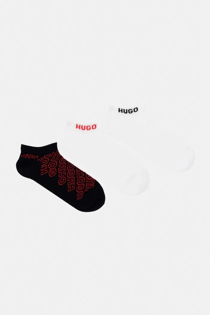 HUGO чорапи мъжки 3P AS LOGO AOP C 3 броя