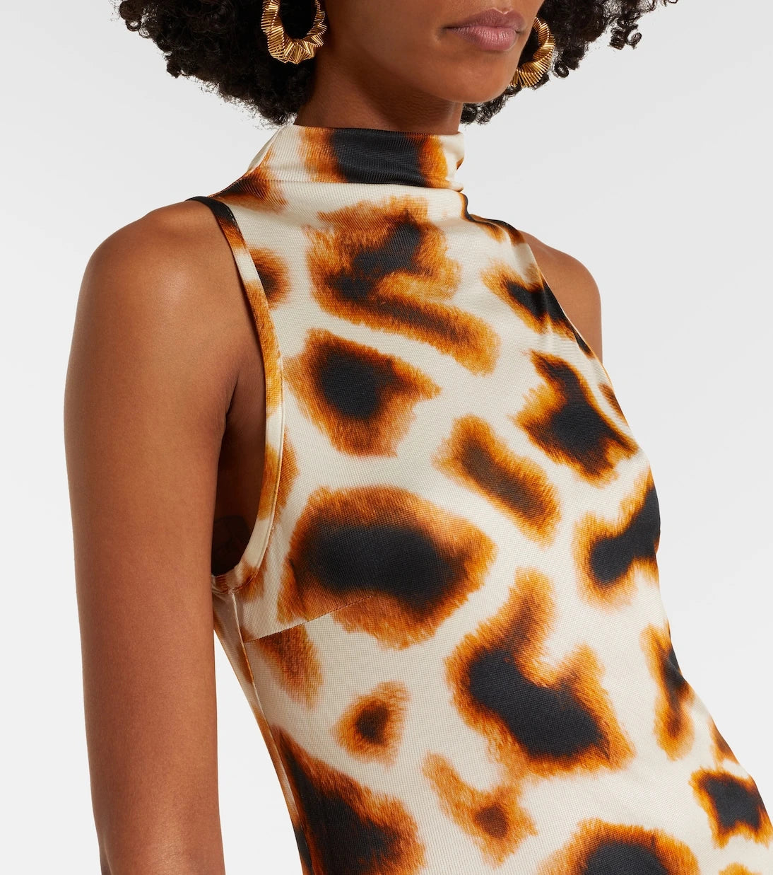 Christopher Esber - Animal-print maxi dress