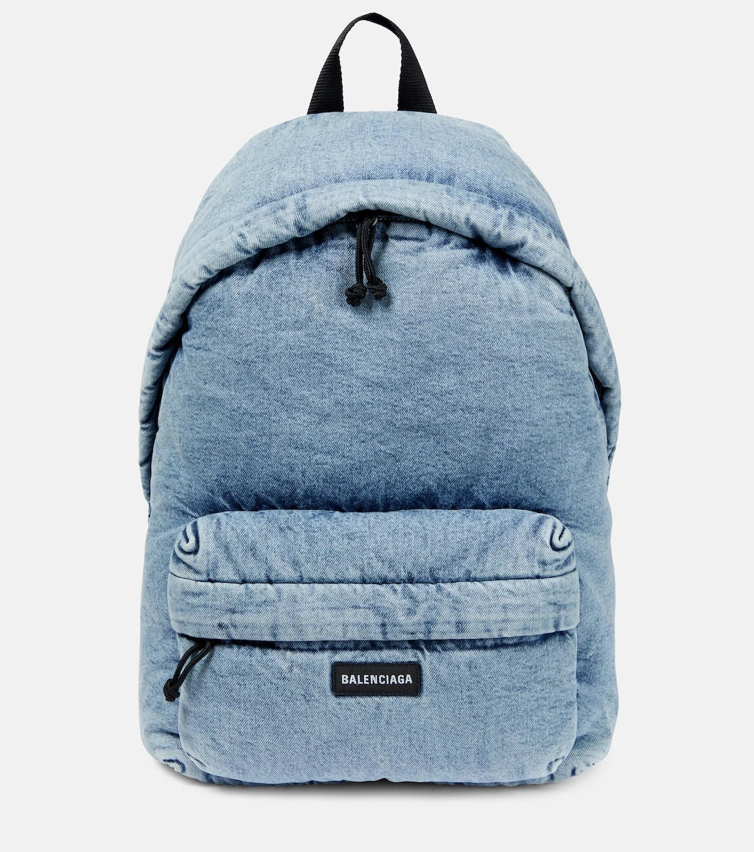 Balenciaga - Padded denim backpack
