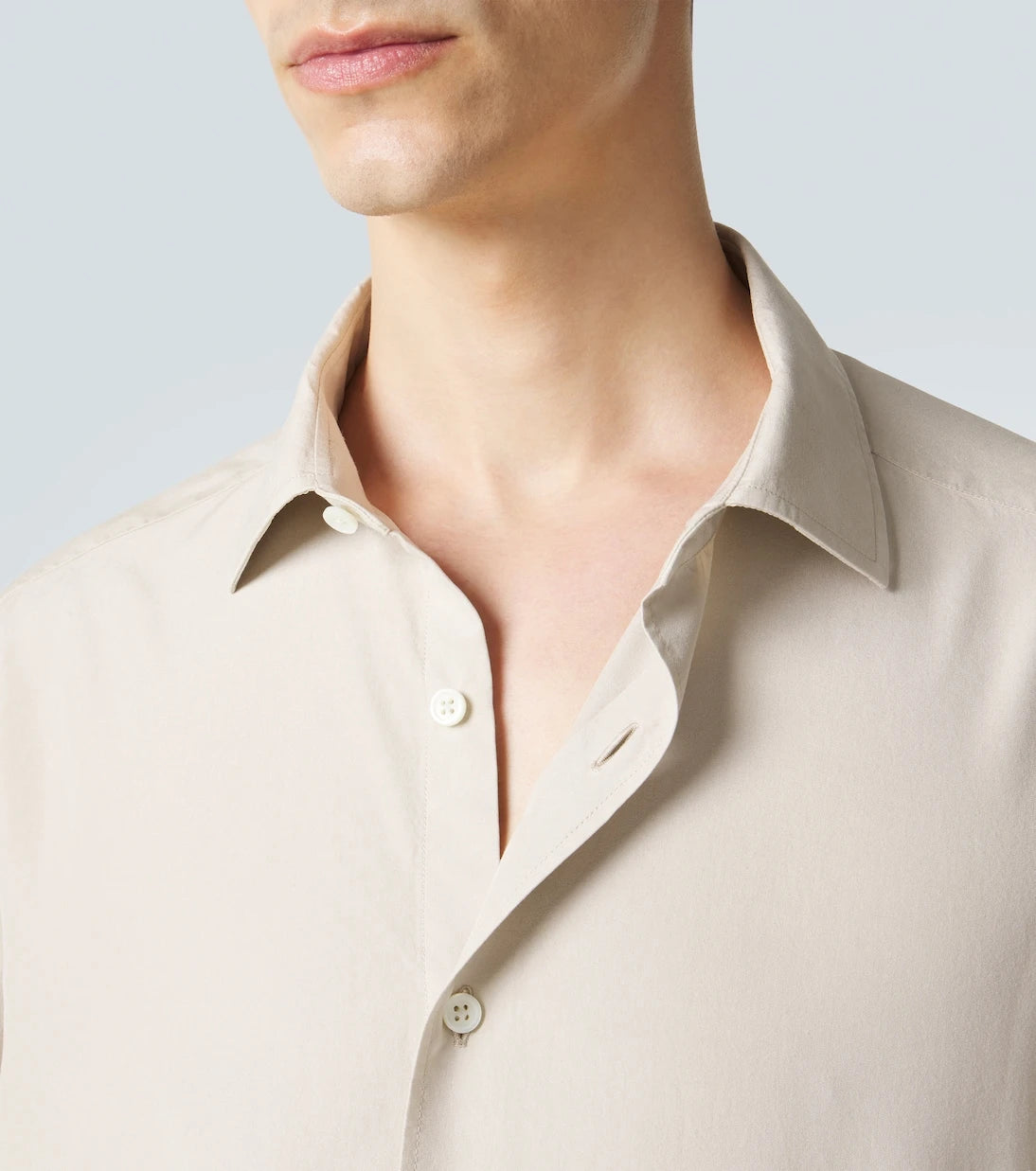 Zegna - قميص حريري