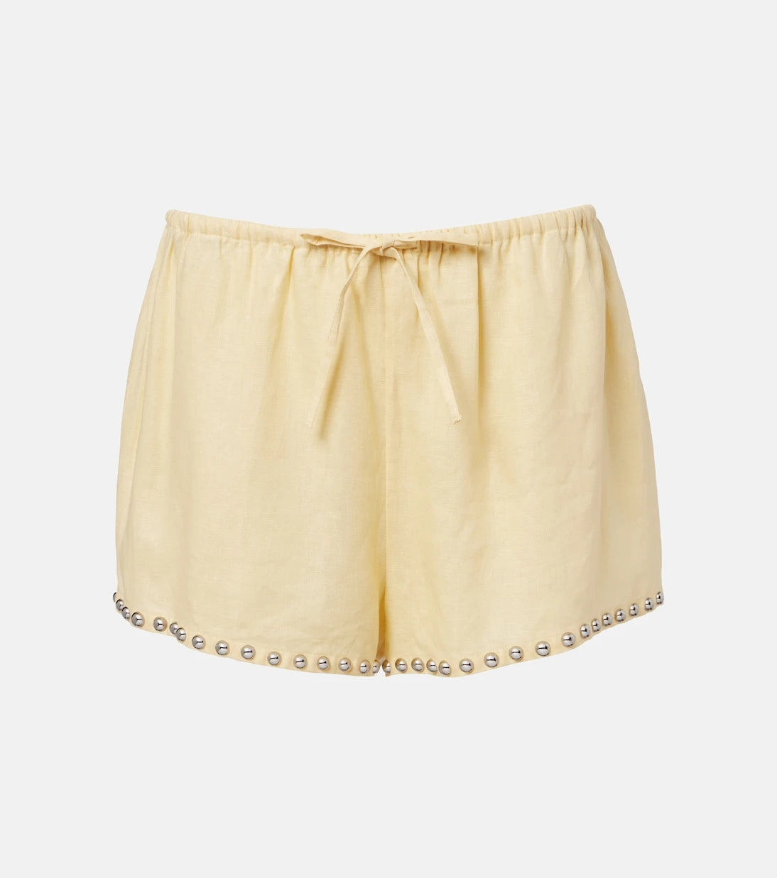 Staud - Paddle embellished linen shorts