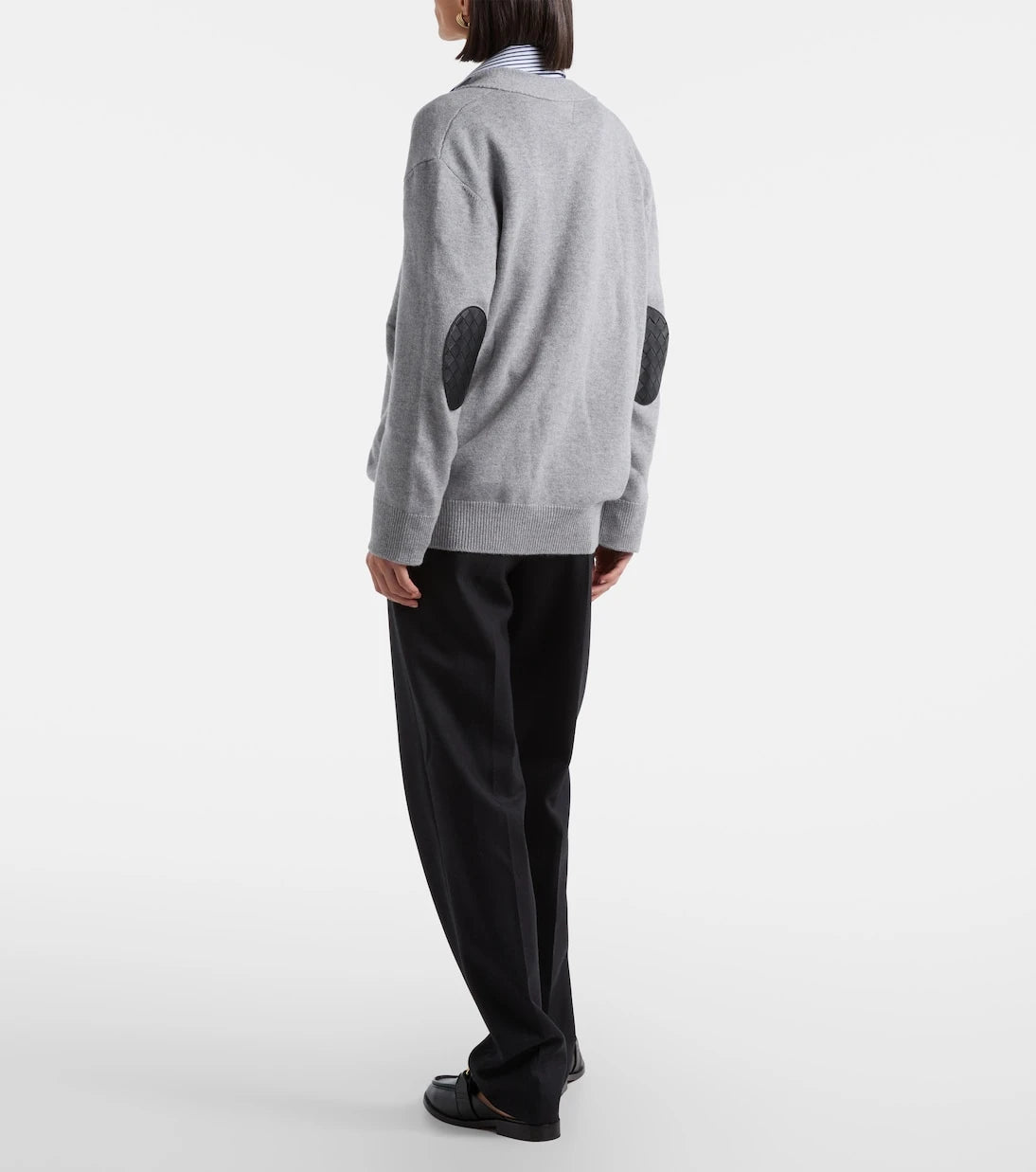 Bottega Veneta - بنطال صوف بقصة مستدقة