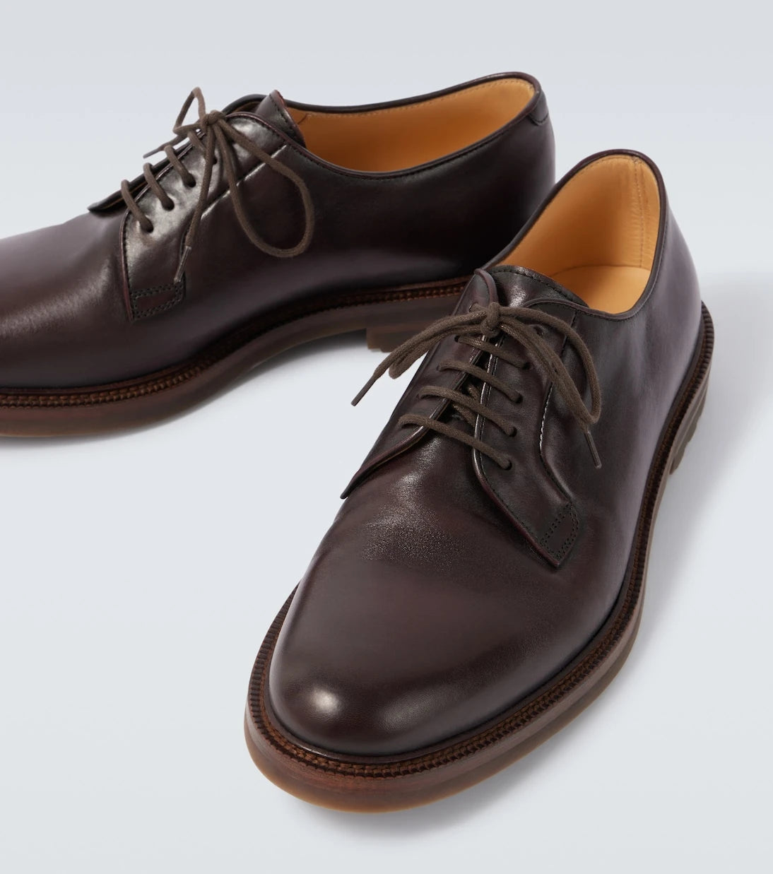 Brunello Cucinelli - Leather Derby shoes