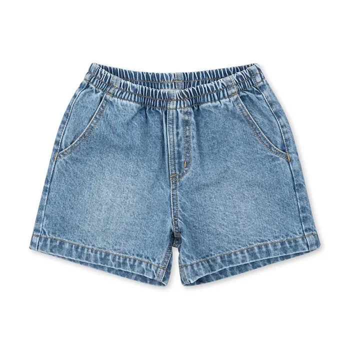 Konges Sløjd çocuk denim şort MAGOT DENIM SHORTS GOTS