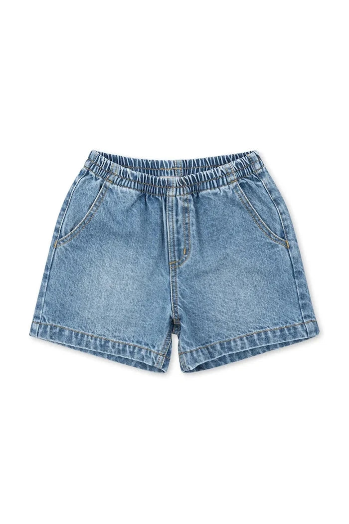 Konges Sløjd çocuk denim şort MAGOT DENIM SHORTS GOTS