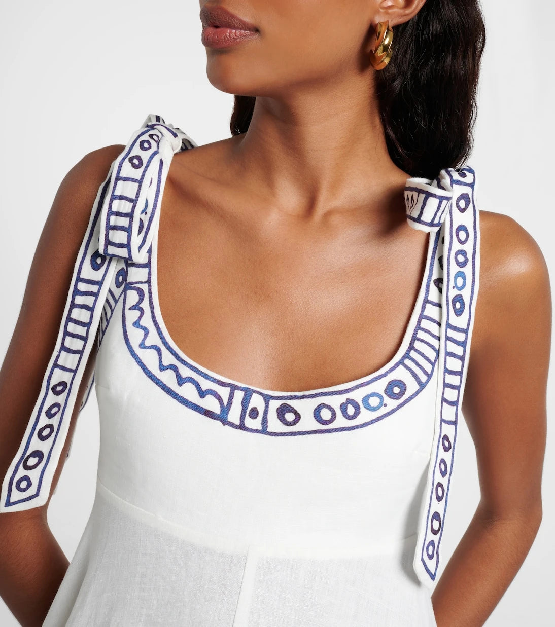 Alémais - x LRNCE Leela printed linen maxi dress