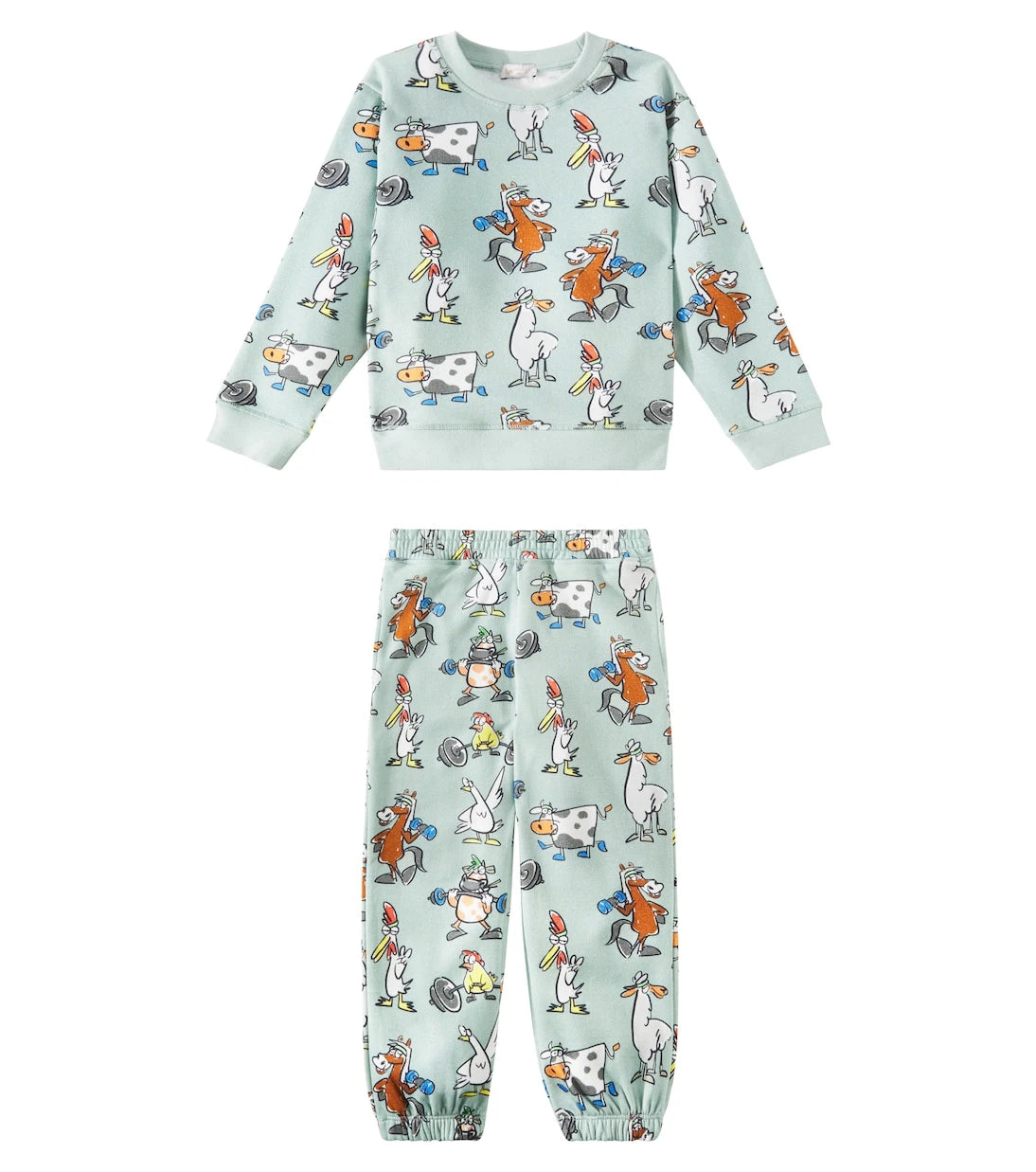 Stella McCartney Kids - Printed cotton sweatshirt and sweatpants set