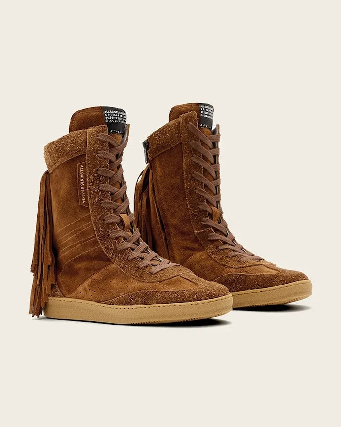 AllSaints Louise Fringe Ht Süet Ayakkabılar