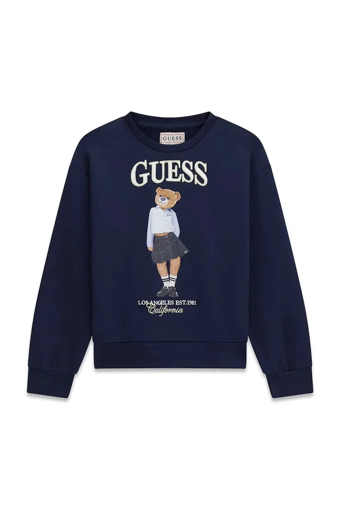 Guess Çocuk Pamuklu Sweatshirt