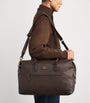 Grained Leather Duffle Bag