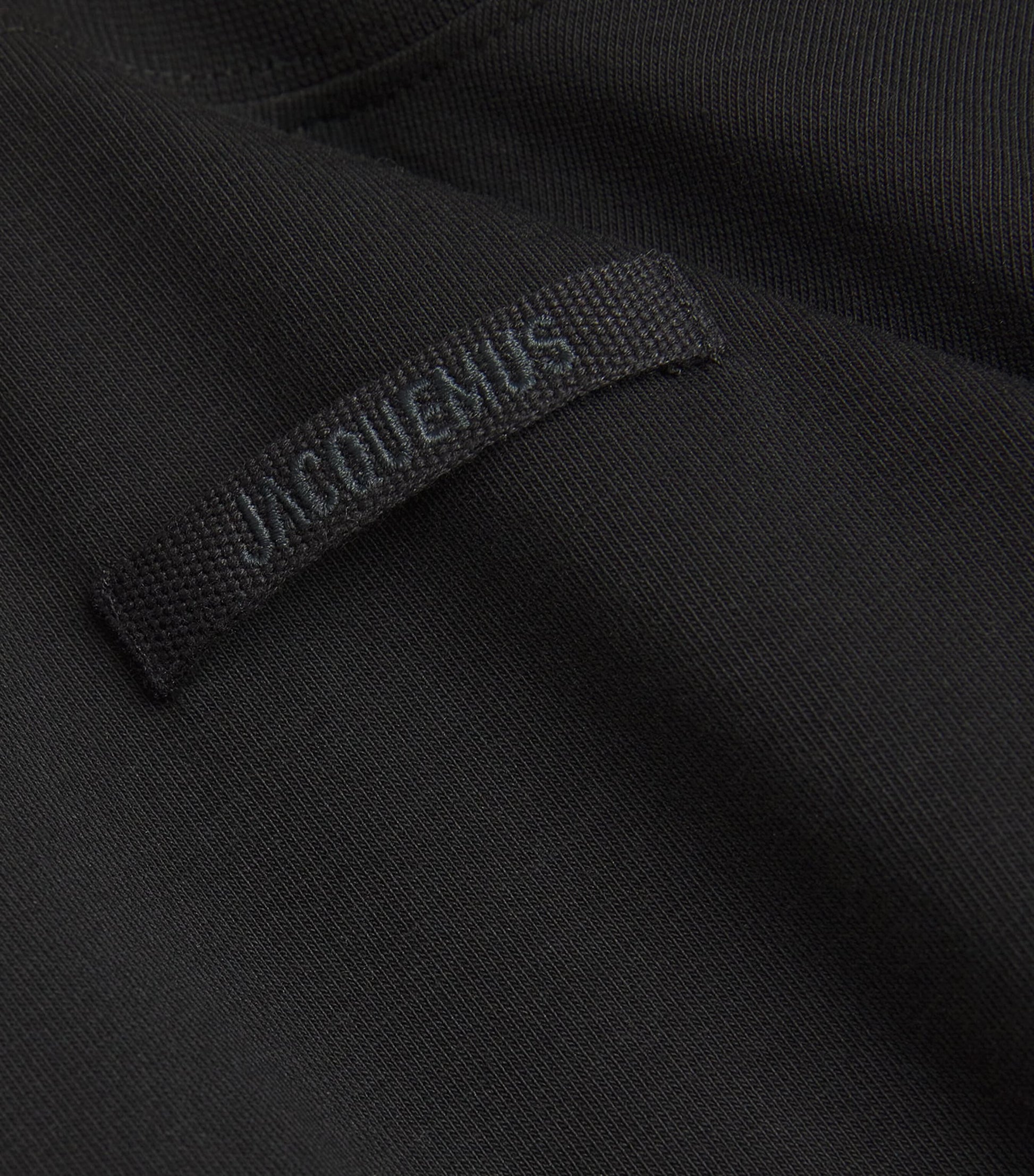 Jacquemus Black Stretch-Cotton Grosgrain Logo T-Shirt