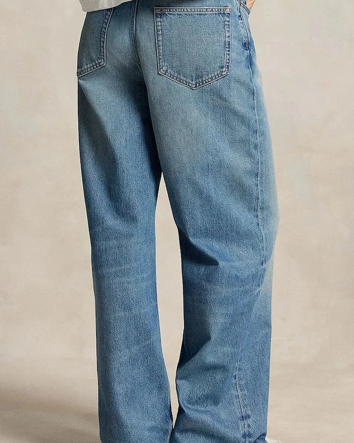 Polo Ralph Lauren wide leg kadın kot pantolon