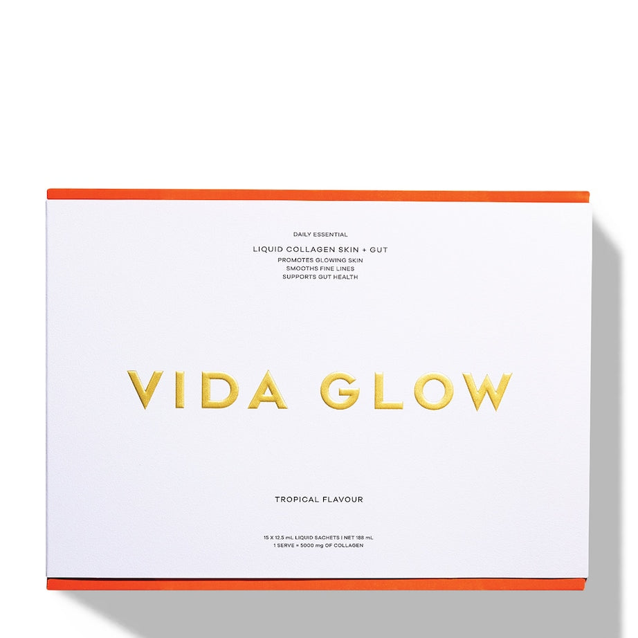 Vida Glow Liquid Collagen Skin + Gut (15 x 12.4ml)