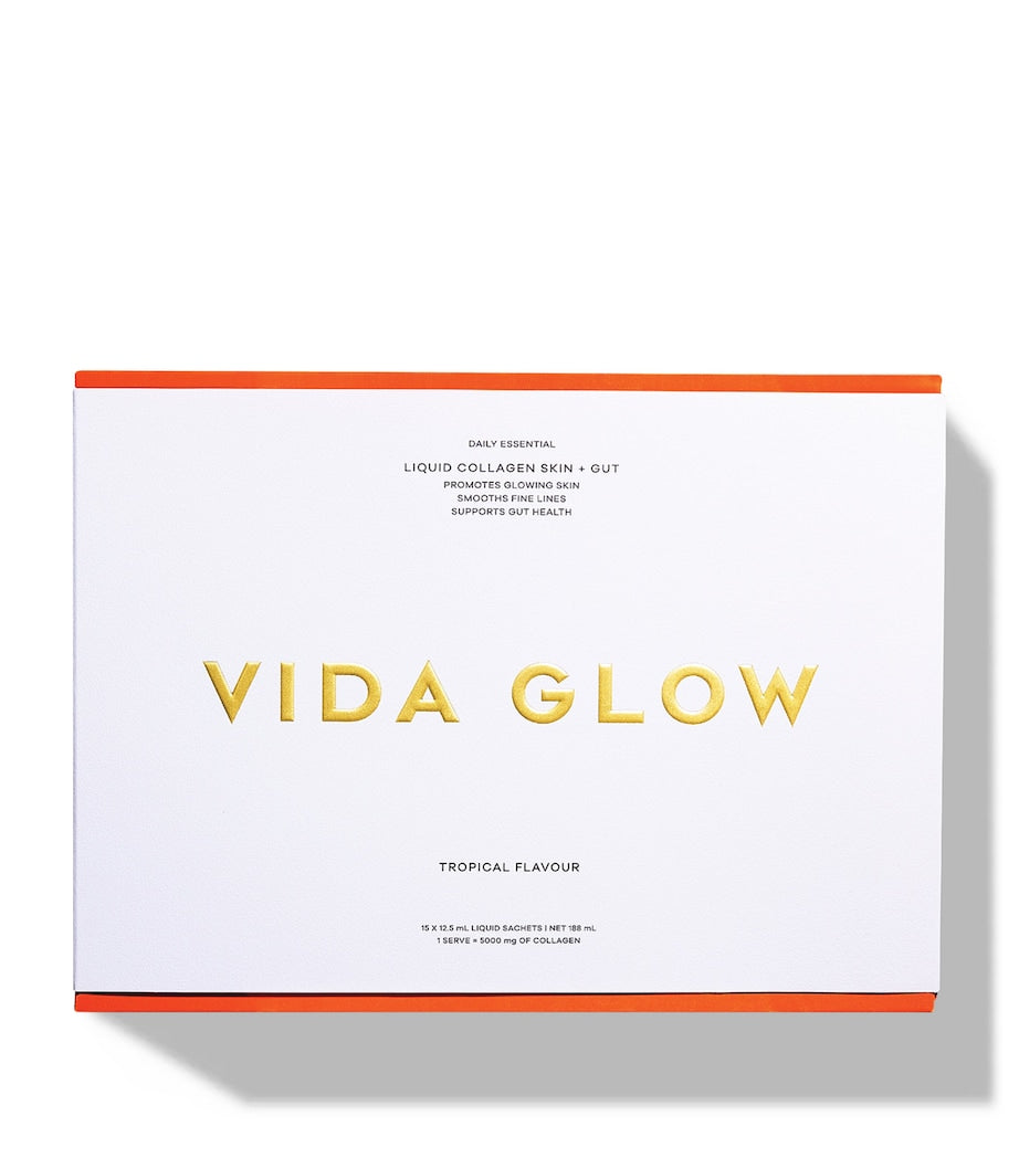 Vida Glow Liquid Collagen Skin + Gut (15 x 12.4ml)