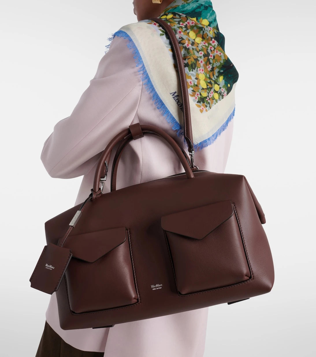 Max Mara - Büyük deri el çantası