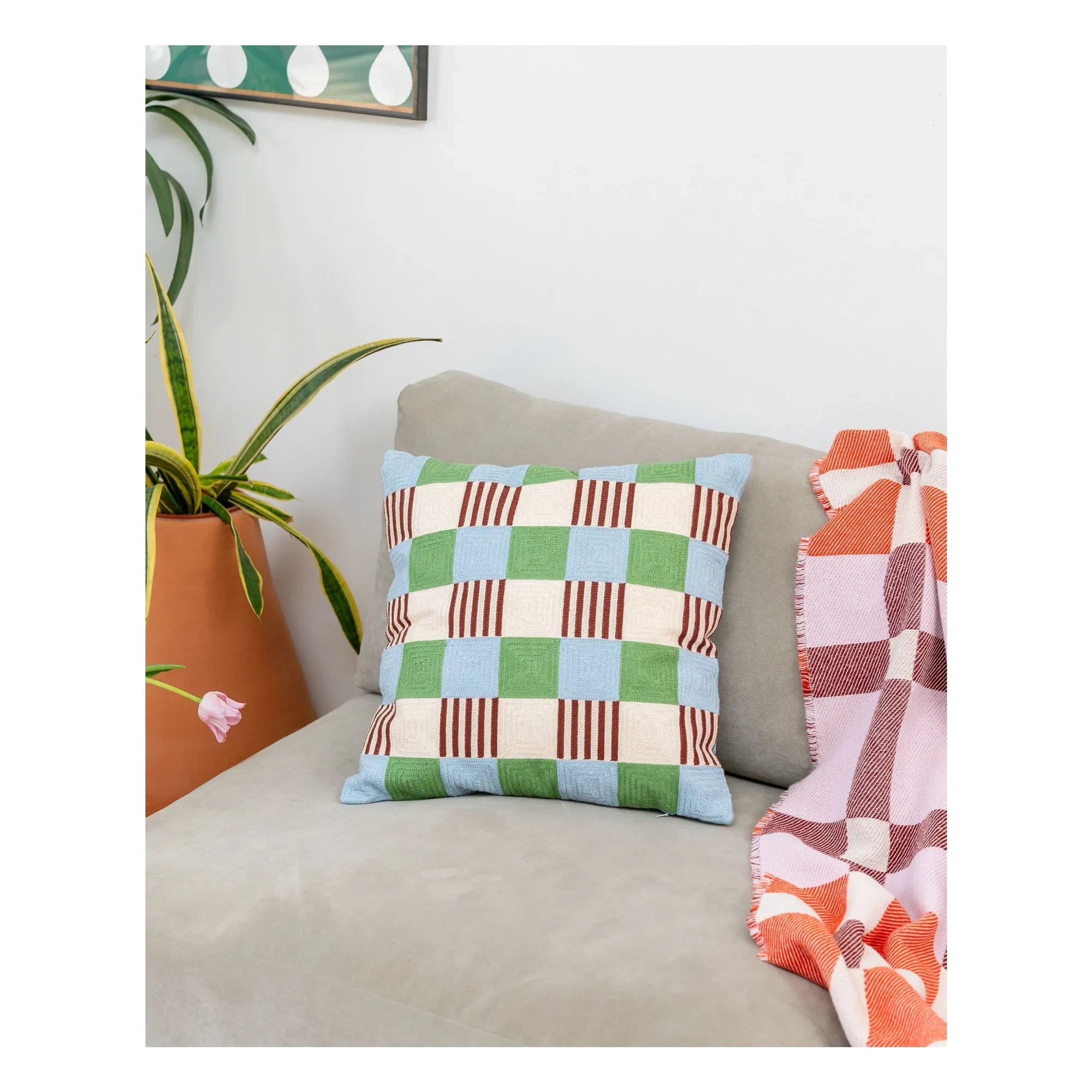 Tarta Gelatina - Playground cushion cover | Blue