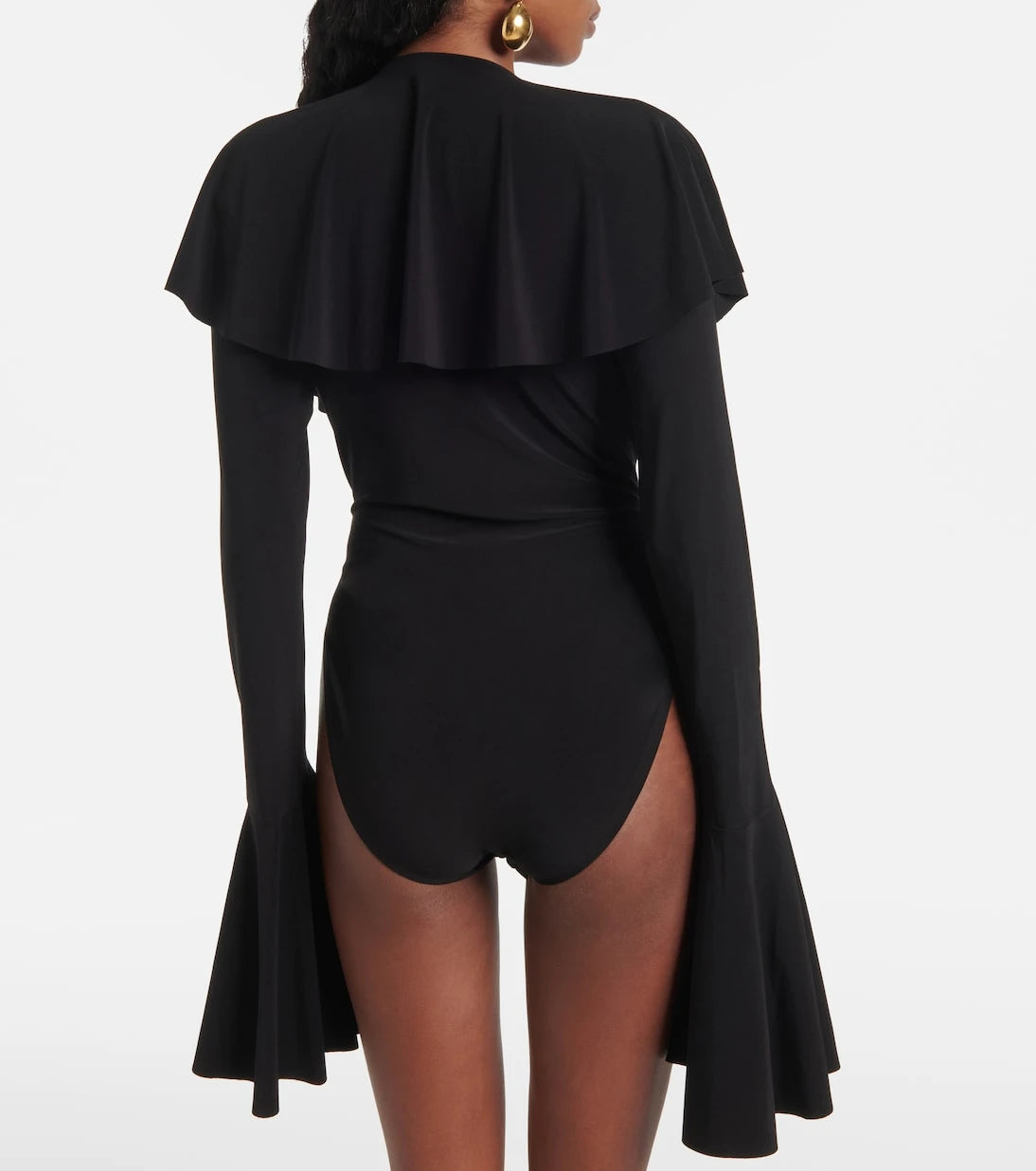 Norma Kamali - Ruffled bodysuit
